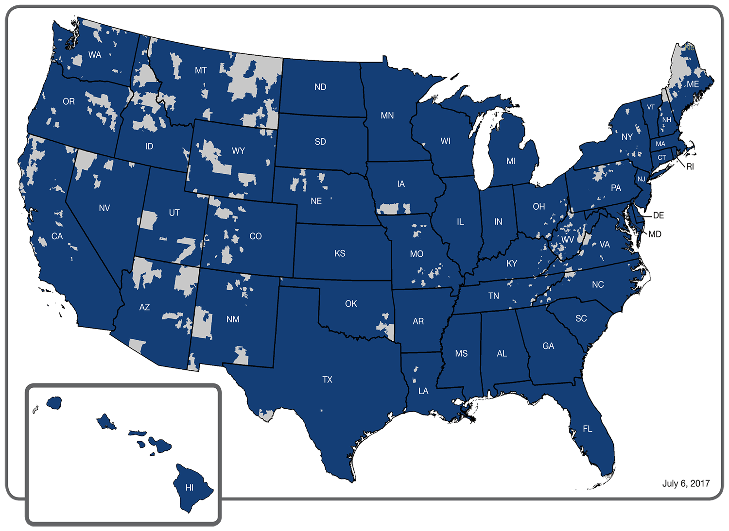 enTouch Coverage Map